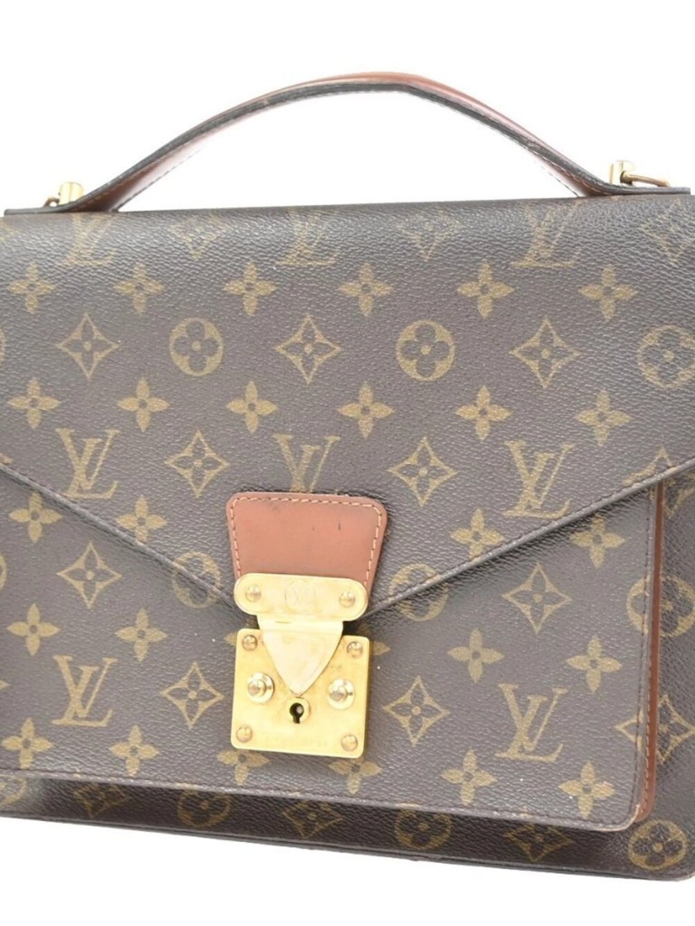 LOUIS VUITTON Monceau 28 Shoulder Hand Bag Monogram Leather M51185 83SA033